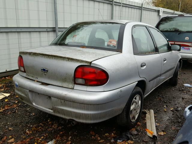 2C1MR5220Y6728792 - 2000 CHEVROLET METRO LSI GRAY photo 4