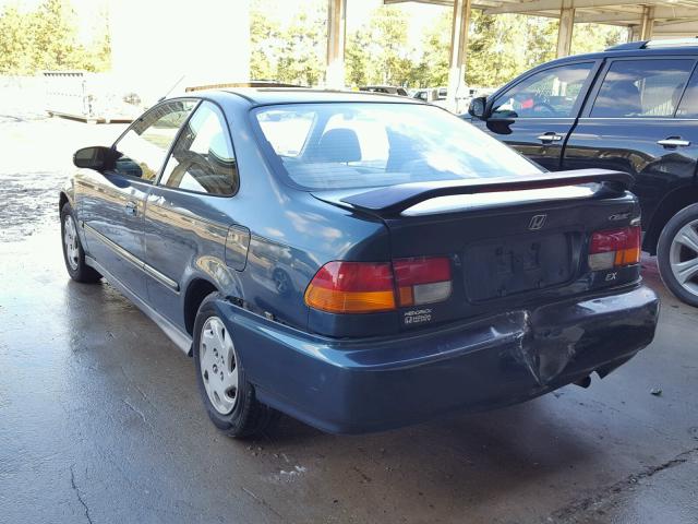 1HGEJ8248VL109573 - 1997 HONDA CIVIC EX მწვანე ფოტო 3