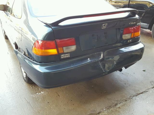 1HGEJ8248VL109573 - 1997 HONDA CIVIC EX მწვანე ფოტო 9