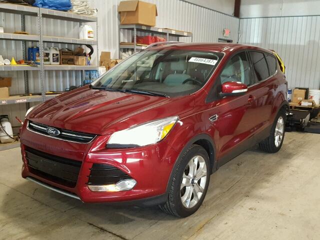 1FMCU9J94EUB66469 - 2014 FORD ESCAPE TIT RED photo 2