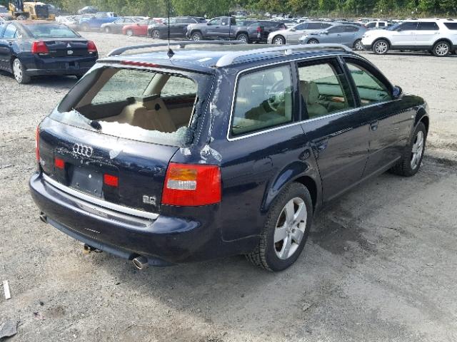 WAUVT64B32N052057 - 2002 AUDI A6 3.0 AVA BLUE photo 4