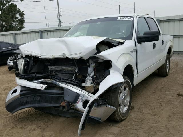 1FTEW1CM4DFD15797 - 2013 FORD F150 WHITE photo 2