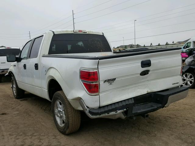 1FTEW1CM4DFD15797 - 2013 FORD F150 WHITE photo 3