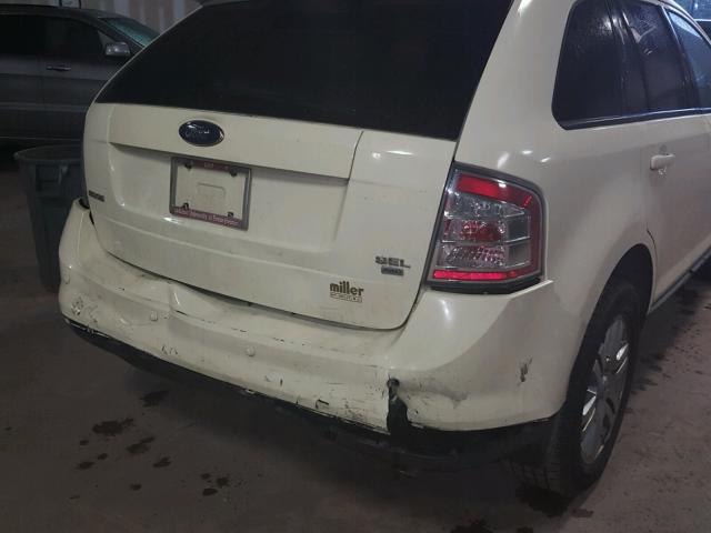 2FMDK49C87BA97341 - 2007 FORD EDGE SEL P CREAM photo 9