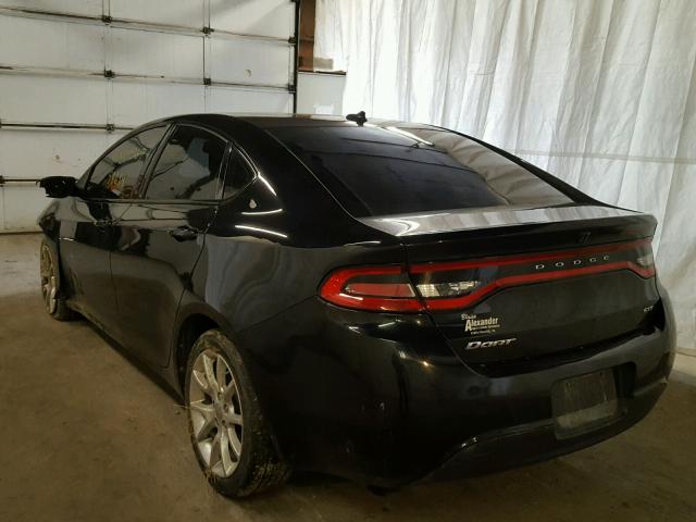 1C3CDFBA5DD259080 - 2013 DODGE DART SXT BLACK photo 3