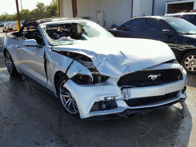 1FATP8UH5G5284851 - 2016 FORD MUSTANG SILVER photo 1