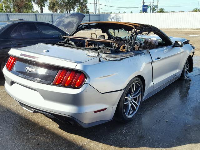 1FATP8UH5G5284851 - 2016 FORD MUSTANG SILVER photo 4