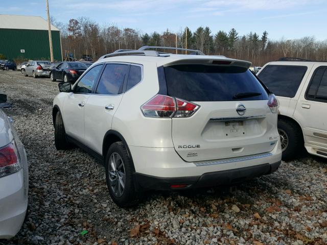 5N1AT2MV3EC845116 - 2014 NISSAN ROGUE S WHITE photo 3