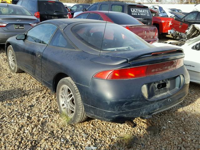 4A3AK34Y3SE060616 - 1995 MITSUBISHI ECLIPSE RS BLUE photo 3