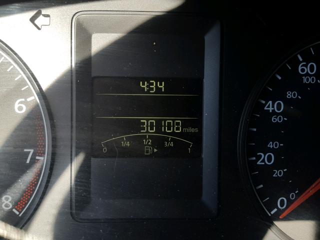 3VW2K7AJ7EM335910 - 2014 VOLKSWAGEN JETTA BASE BLUE photo 8