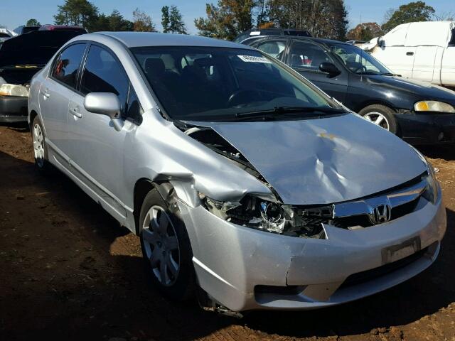 2HGFA1F5XBH300824 - 2011 HONDA CIVIC LX SILVER photo 1