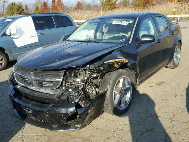 1B3LC76V09N506655 - 2009 DODGE AVENGER R/ BLACK photo 2