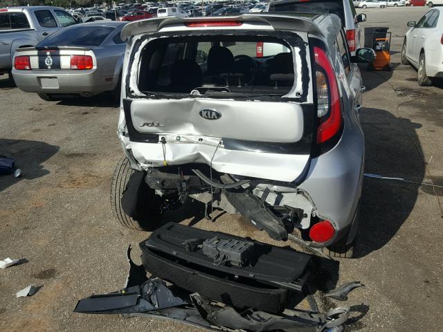 KNDJX3A52F7809835 - 2015 KIA SOUL ! SILVER photo 9