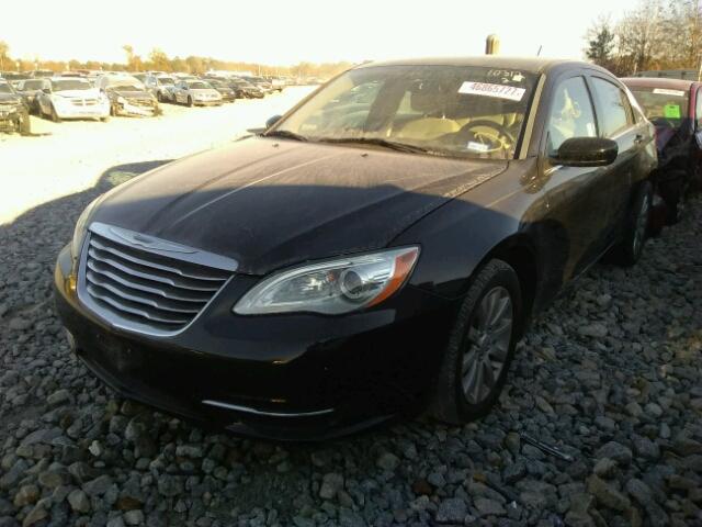 1C3CCBBB9EN118092 - 2014 CHRYSLER 200 TOURIN BLACK photo 2