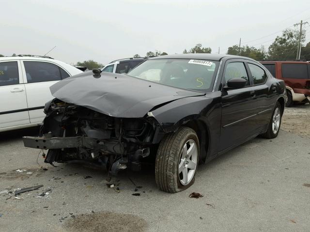 2B3KA43G37H739490 - 2007 DODGE CHARGER SE BLACK photo 2