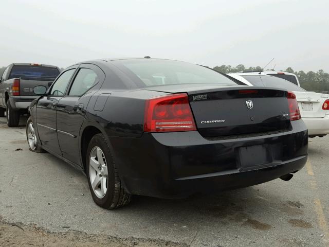 2B3KA43G37H739490 - 2007 DODGE CHARGER SE BLACK photo 3