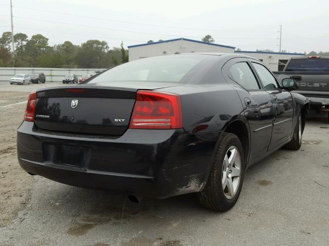 2B3KA43G37H739490 - 2007 DODGE CHARGER SE BLACK photo 4