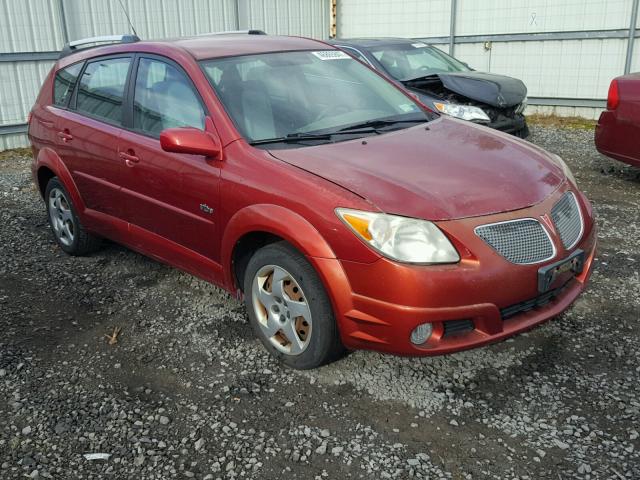 5Y2SL63805Z411874 - 2005 PONTIAC VIBE RED photo 1