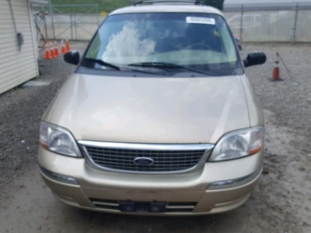 2FMZA52401BA41001 - 2001 FORD WINDSTAR S GOLD photo 9