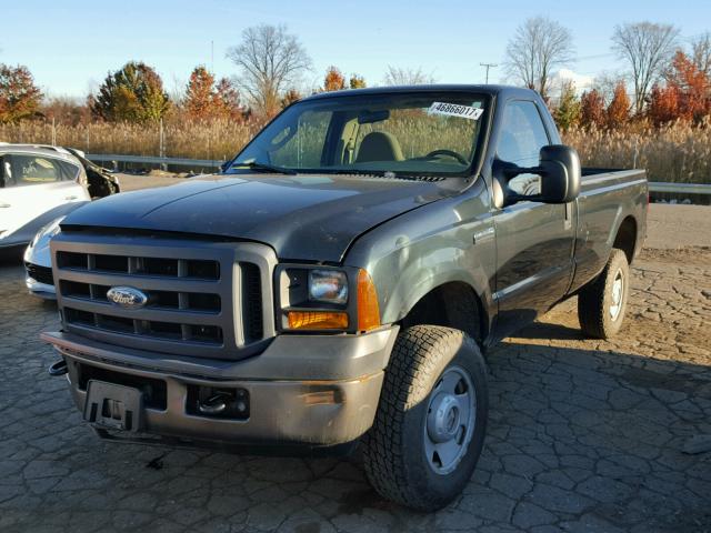 1FTNF21536EC83337 - 2006 FORD F250 GREEN photo 2