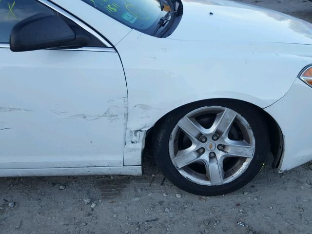 1G1ZB5E13BF252477 - 2011 CHEVROLET MALIBU LS WHITE photo 9