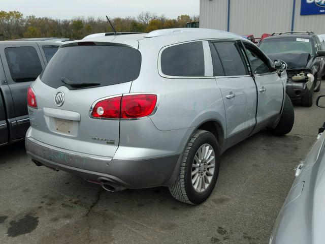 5GAKRBED2BJ335426 - 2011 BUICK ENCLAVE CX SILVER photo 4