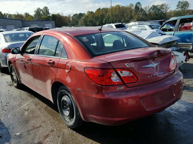 1C3LC56R98N166835 - 2008 CHRYSLER SEBRING TO RED photo 3