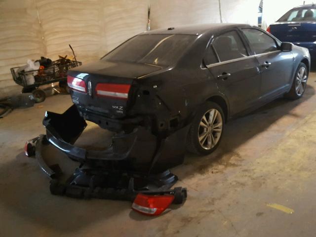 3LNHL2JC4AR642880 - 2010 LINCOLN MKZ BLACK photo 4