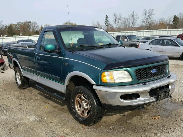 1FTDF1867VNA85931 - 1997 FORD F150 GREEN photo 1