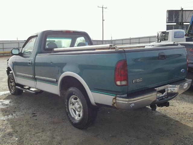 1FTDF1867VNA85931 - 1997 FORD F150 GREEN photo 3