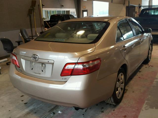 4T1BE46K59U304260 - 2009 TOYOTA CAMRY BASE GOLD photo 4