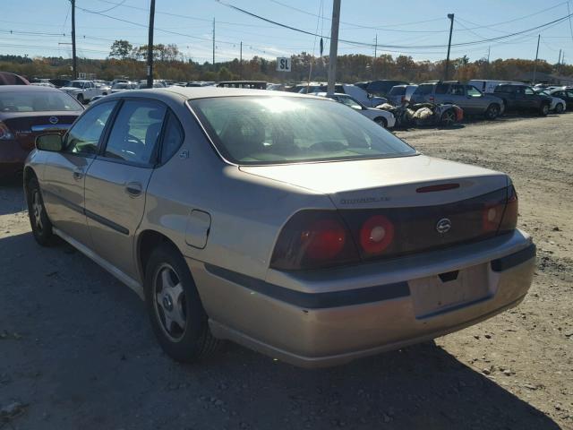 2G1WH55K7Y9327452 - 2000 CHEVROLET IMPALA LS GOLD photo 3