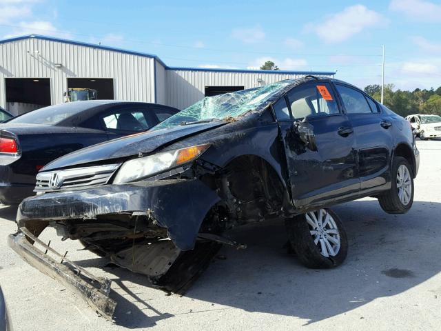 2HGFB2F85CH309302 - 2012 HONDA CIVIC EX BLACK photo 2