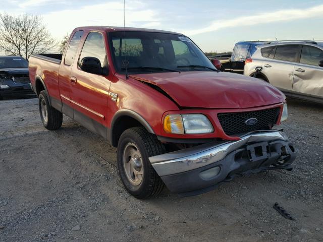 1FTRX18W22KA21442 - 2002 FORD F150 RED photo 1