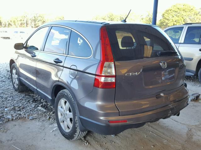 5J6RE3H48BL051596 - 2011 HONDA CR-V SE TAN photo 3