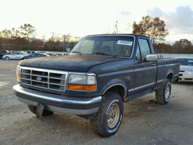 1FTEF14Y6RLA78241 - 1994 FORD F150 GREEN photo 2