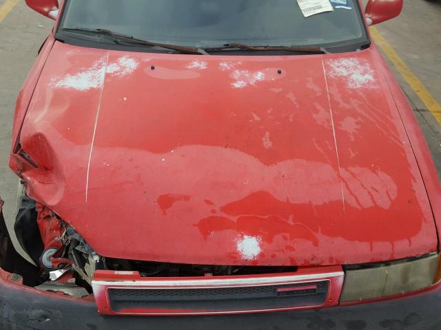 JM1BG2263L0140744 - 1990 MAZDA PROTEGE LX RED photo 7