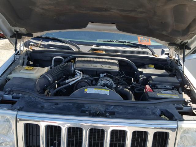 1J8HH48K09C552479 - 2009 JEEP COMMANDER SILVER photo 7