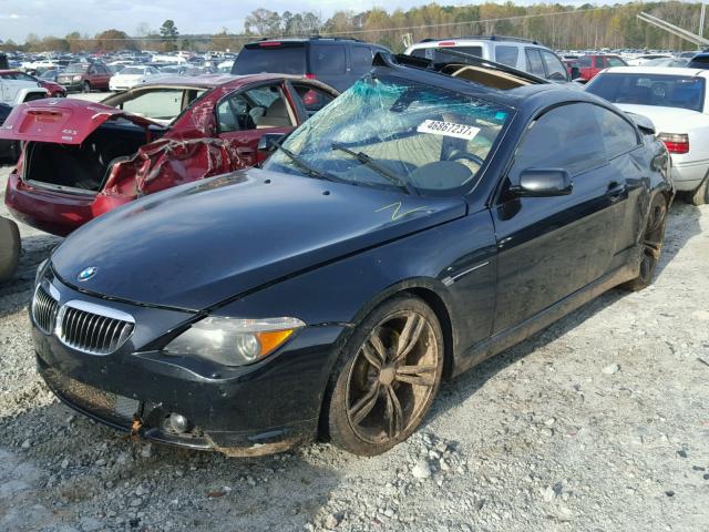 WBAEH73465B215946 - 2005 BMW 645 CI AUT BLACK photo 2