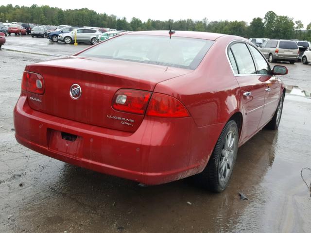 1G4HD57266U230280 - 2006 BUICK LUCERNE CX RED photo 4