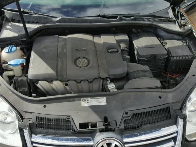 3VWAX7AJ1AM127254 - 2010 VOLKSWAGEN JETTA LIMI BLACK photo 7