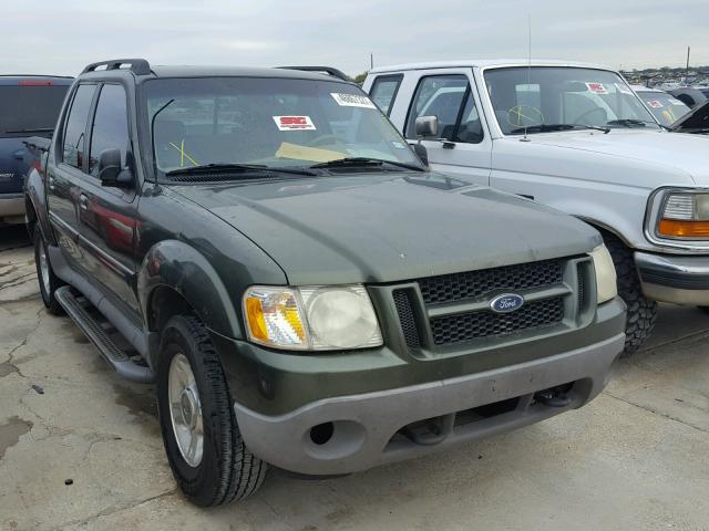 1FMZU67E82UB44452 - 2002 FORD EXPLORER S GREEN photo 1