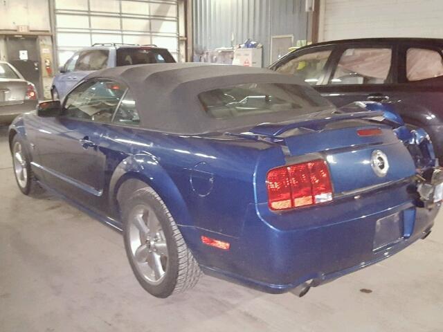 1ZVHT85H695117831 - 2009 FORD MUSTANG GT BLUE photo 3