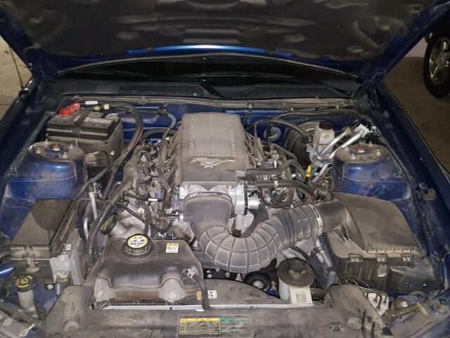 1ZVHT85H695117831 - 2009 FORD MUSTANG GT BLUE photo 7