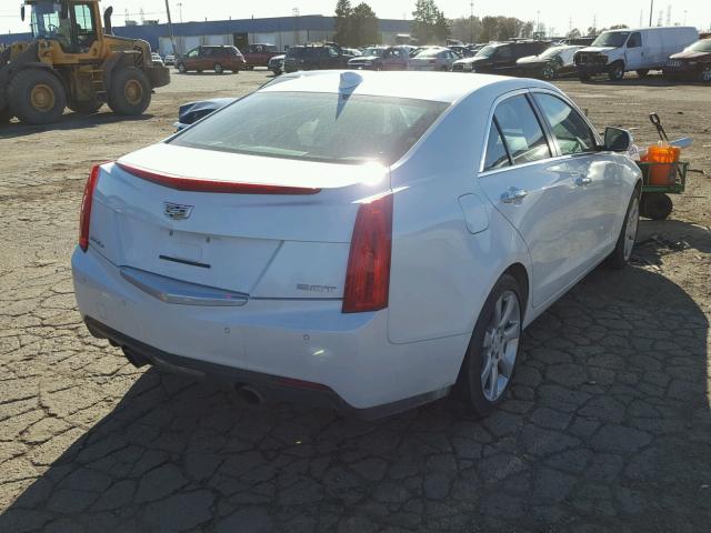 1G6AH5SX7F0107255 - 2015 CADILLAC ATS LUXURY WHITE photo 4