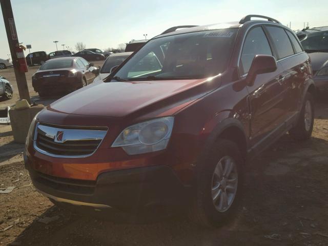 3GSCL33P78S674735 - 2008 SATURN VUE XE RED photo 2