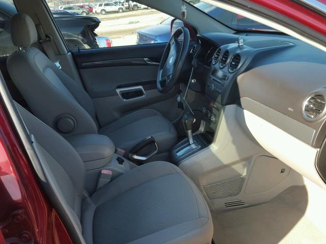 3GSCL33P78S674735 - 2008 SATURN VUE XE RED photo 5