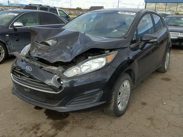 3FADP4EE0FM126511 - 2015 FORD FIESTA SE BLACK photo 2