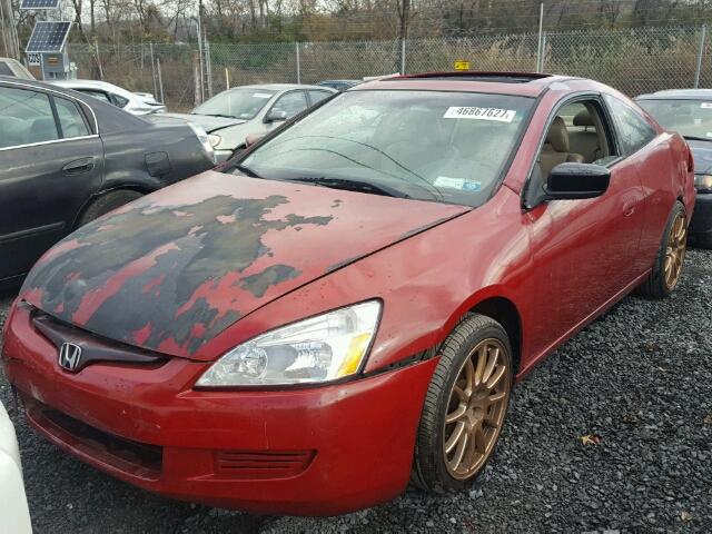 1HGCM72663A032074 - 2003 HONDA ACCORD EX 红色 照片 2