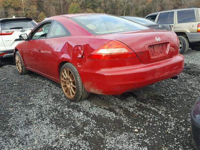 1HGCM72663A032074 - 2003 HONDA ACCORD EX 红色 照片 3